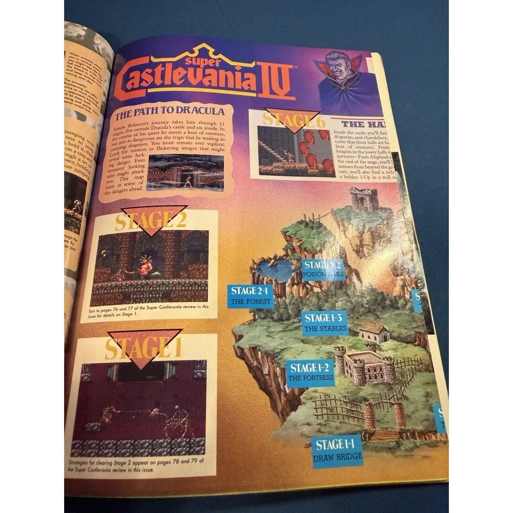 Nintendo Power Magazine Volume 32 Super Castlevania IV With Poster & Inserts!‎